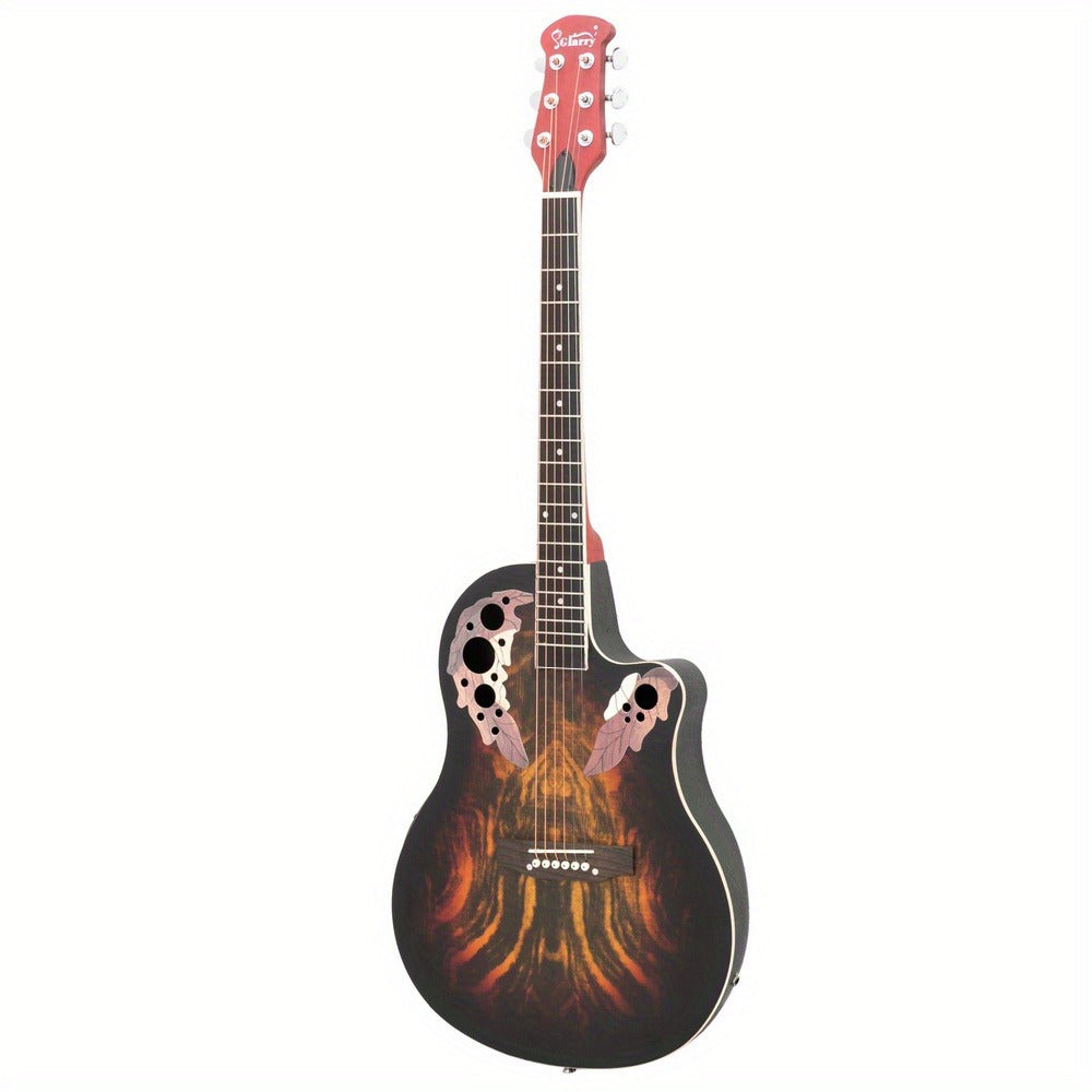 Acoustic Guitar, 41 Inch, Adjustable, Full Size, MOTOOS, Inch, Full-Size for Lessons