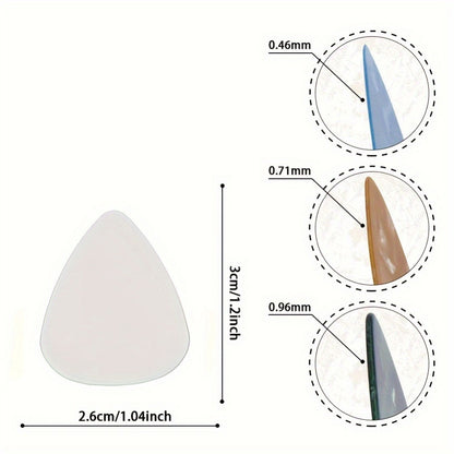 Guitar Pick Set, 100pcs, 0.46Mm, Picks, Unique for Practice and Performance