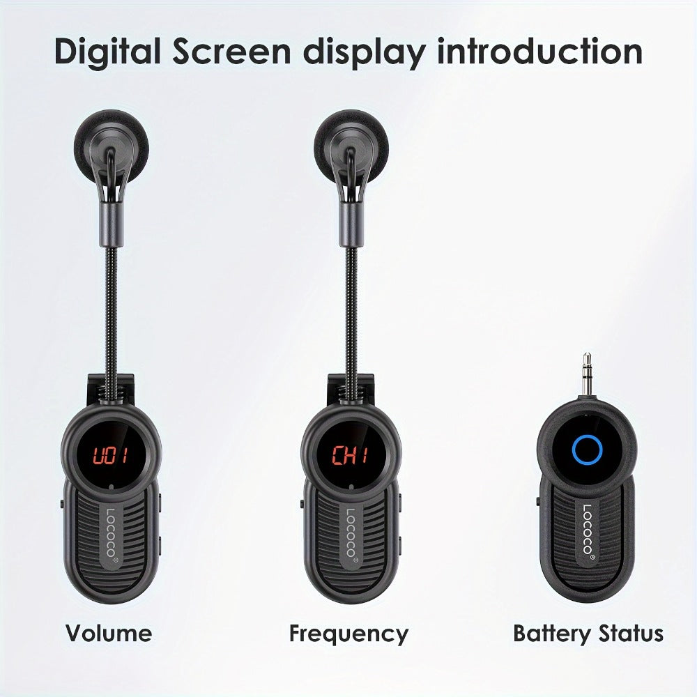 UHF Wireless Instrument Microphone for Saxophone, Brass and Winds