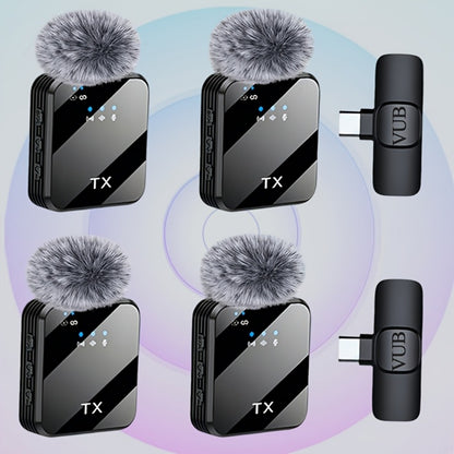 Recording Microphone, Condenser, Wireless, USB-C, Professional, Lavalier for Recording