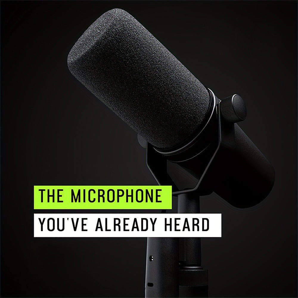Recording Microphone, Dynamic, Professional, SM7B for Recording and Streaming