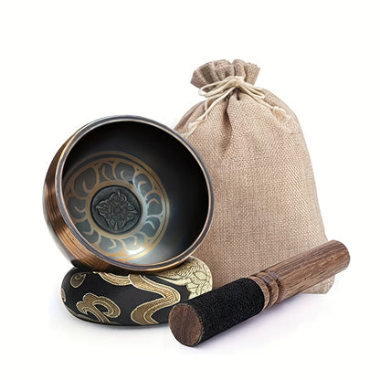 Singing Bowl Set, 3. 15 Inch Sound Bowl Meditation Bowl Meditation Sound Bowl Handcrafted In Nepal for Healing And Mindfulness