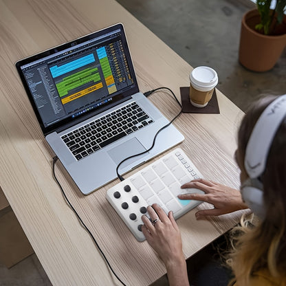 MIDI Pad Controller, USB, Wireless, Professional-Grade, Multi-Effects for Music Production