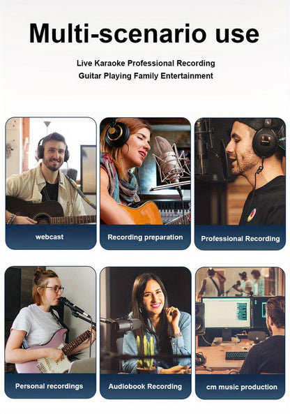 USB Audio Interface, 192Khz, Professional, 4-Channel, Sound for Recording and Streaming