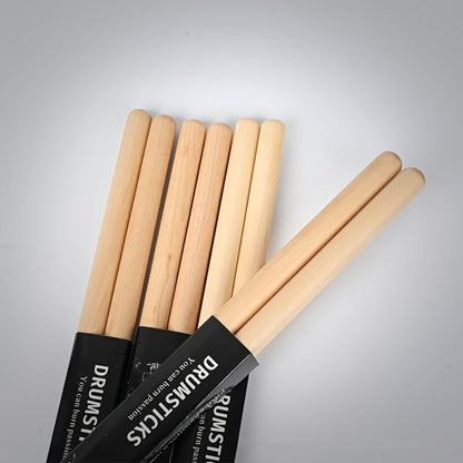 5A Wooden Drumsticks, 4 or 10 Pairs for Practice and Performance