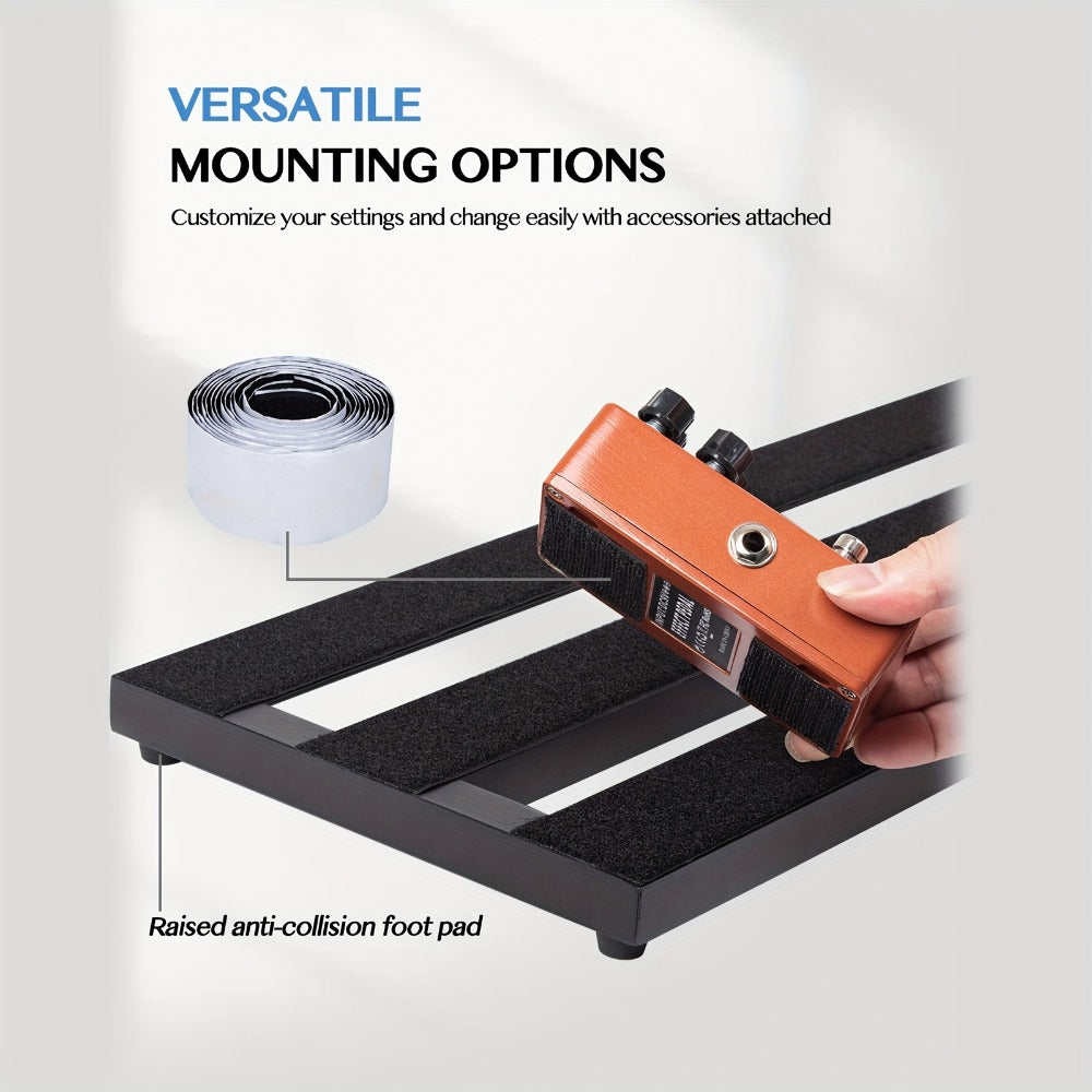 Guitar Pedalboard, 22 Inches for Organizing And Carrying Guitar Effects Pedals
