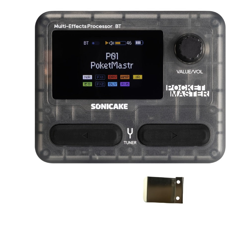 Guitar Multi-Effects Processor, USB-C, USB, SONICAKE for Guitar Or Bass Tone Shaping