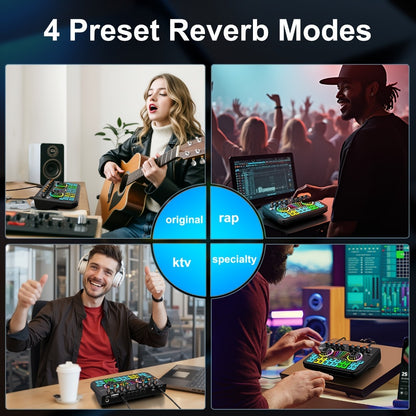 Portable Karaoke System, 36V, USB, Rechargeable, Professional, Podcast for Parties