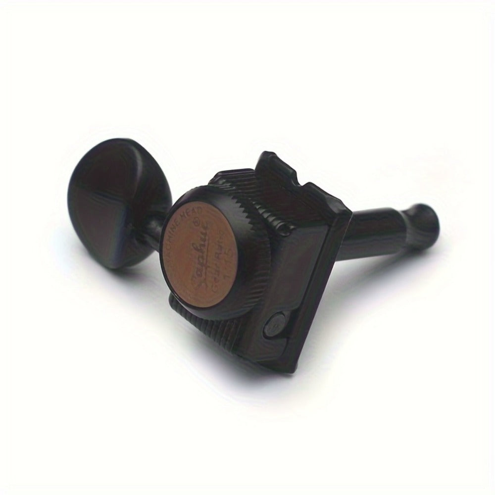 6-Inline Locking Guitar Tuners, 1:15 Ratio, Chrome or Gold Set