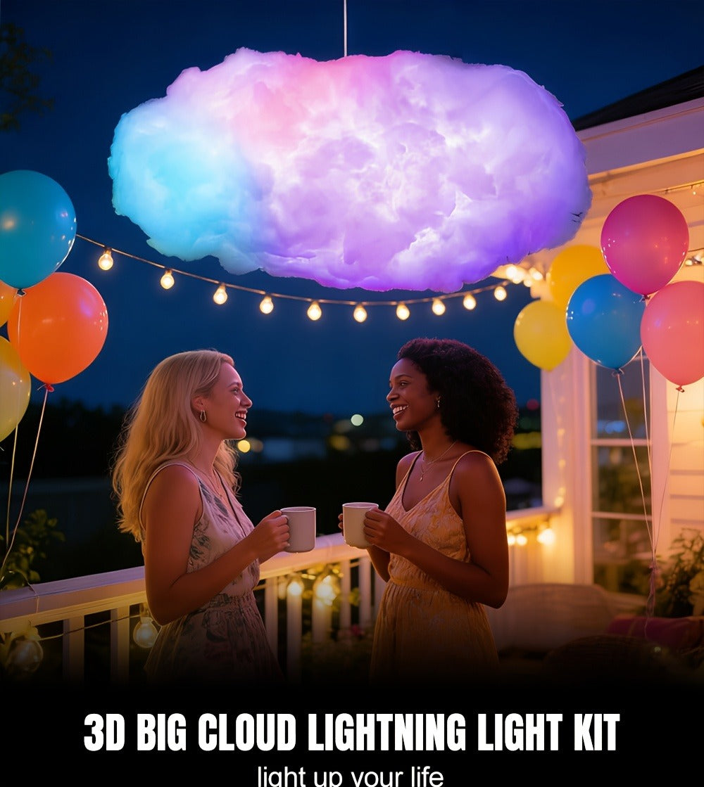 LED Stage Light, RGB, Wireless, Thunder, Cloud, DIY for Stage and Party Lighting