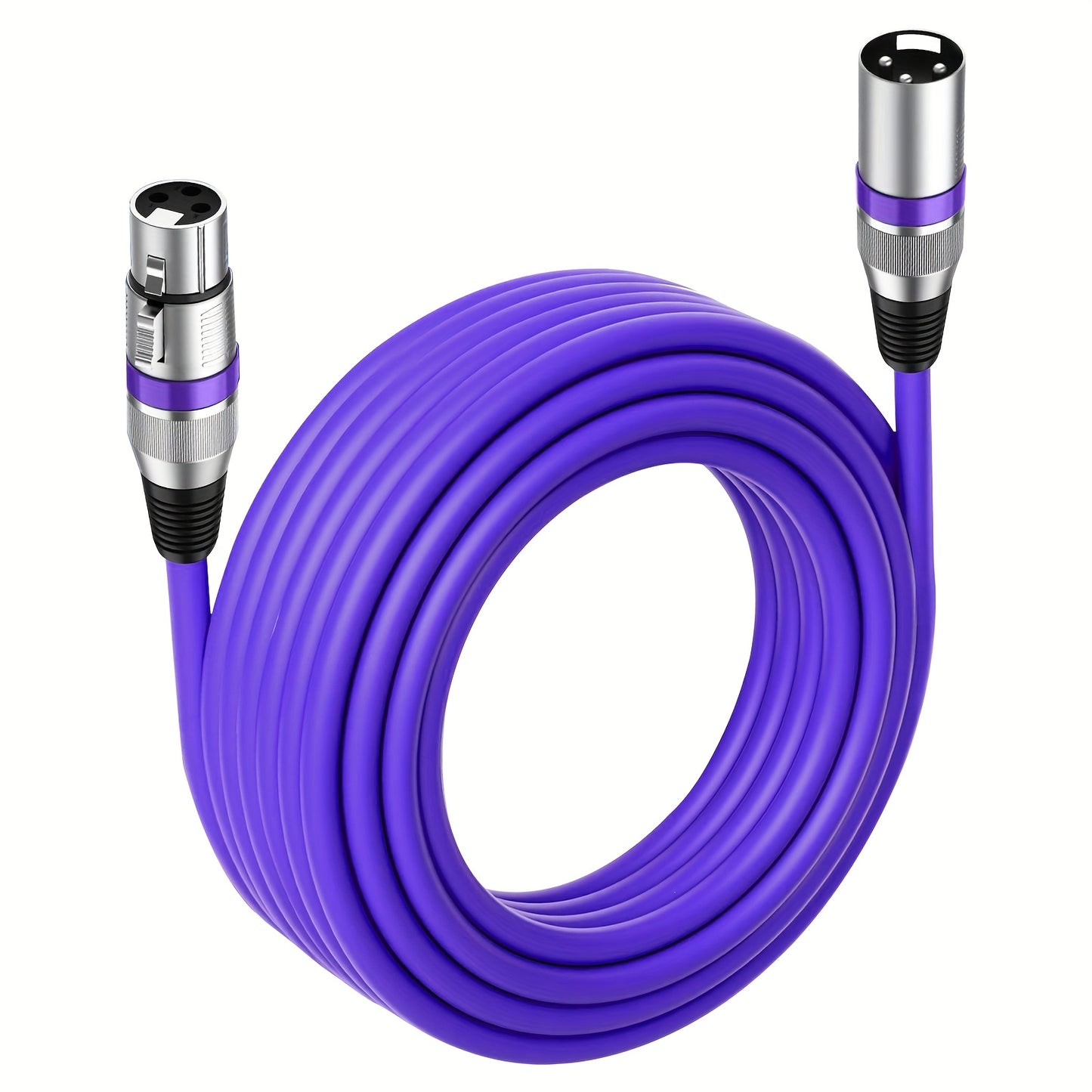 1pc 236. 22 Inch Microphone Cable, Audio Connection Cable, New Color Copper Alloy Head Large Three-Core Balance Gun Atoc Mixer Audio Connection Cable