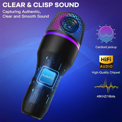 Recording Microphone, USB, Condenser, XLR, Podcast for Recording and Streaming