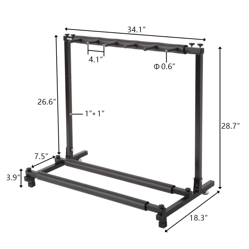 Guitar Stand, Foldable, 2.75 inches, Versatile, Rack for Holding And Displaying Guitars