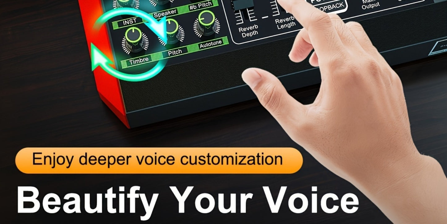 USB Audio Interface, Condenser, USB, Tenlamp, G10, Pro for Recording and Streaming