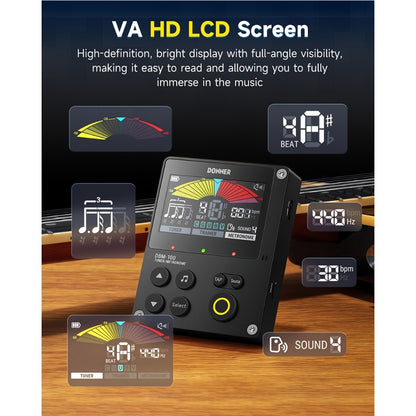 Portable Digital Metronome with Four Modes and Rhythm Trainer for Musicians