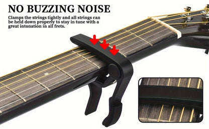 Chromatic Instrument Tuner, 9 Pcs Rosewood, Portable, Guitar, Accessories for Guitar