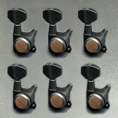 Guitar Tuning Peg Set, Silvery 3 Right, 6pcs, SAPHUE, Locking for Replacing Guitar Tuning
