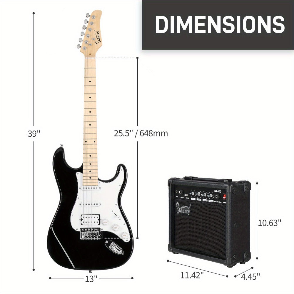 Guitar Case, 20W, Stylish, H-S-S, Pickup for Storage and Travel