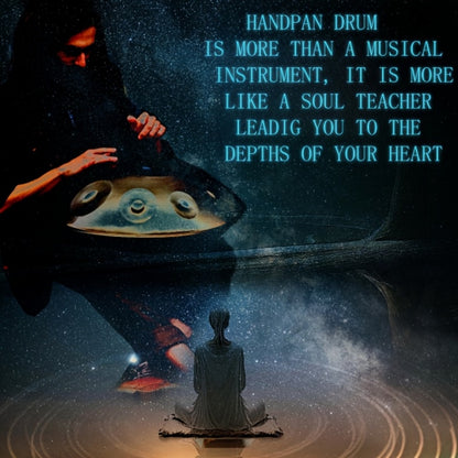 Hand Drum, 440Hz, 22 Inch, Notes, Handpan for Rhythm Practice
