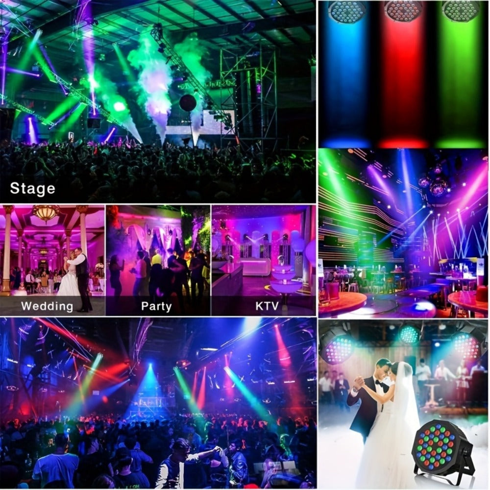 LED Stage Light, Remote Control, RGB, DMX Control, Lights, Party for Stage and Party
