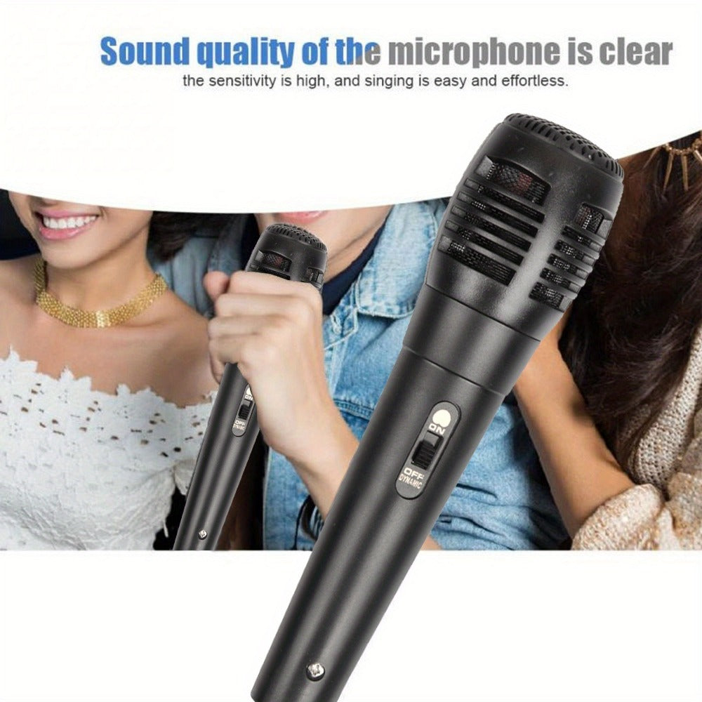 Portable Karaoke System, 3.5mm, Handheld, Wired, Microphone for Parties and Karaoke