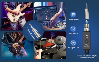 Portable PA Speaker, Condenser, Wireless, Microphone, Transmitter for Parties and Karaoke