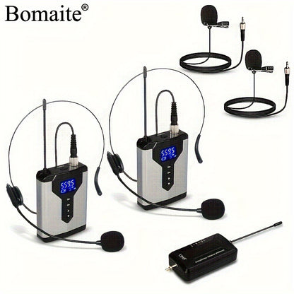 Audio Mixer, Wireless, Rechargeable, Bomaite, Lavalier for Live Sound