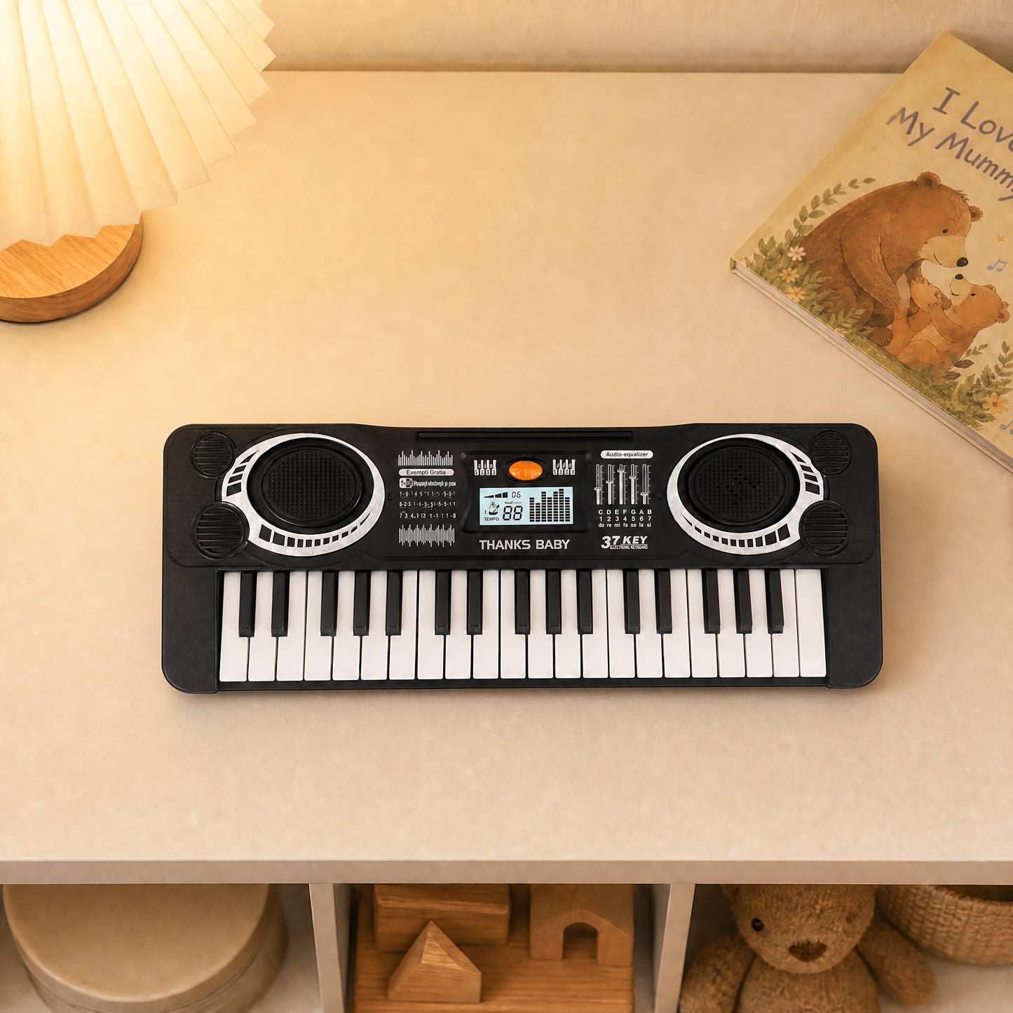 37-Key Piano Keyboard, Beginner'S Electronic Organ, Early Childhood Education Music Toy, Suitable As a Perfect Gift for Boys And Girls Aged 3 to 12