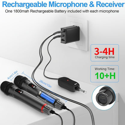 Recording Microphone, USB, Bluetooth, Wireless, Rechargeable for Recording and Streaming