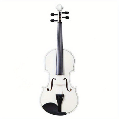 Full Size Violin shown in the White, 4/4 option