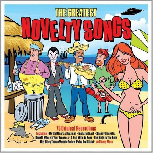 Greatest Novelty Songs 3-CD Set shown in the main product view