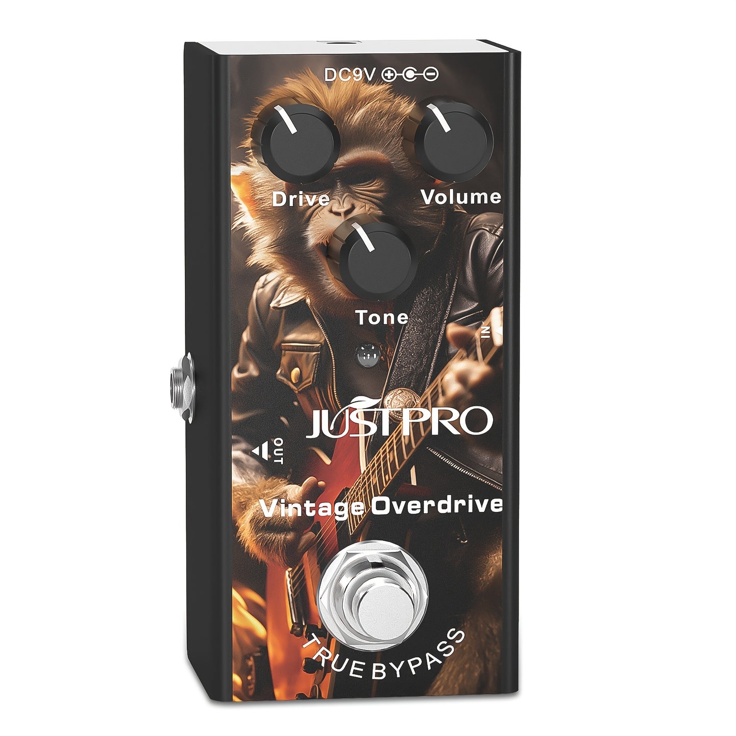 Guitar Effects Pedal shown in the Vintage Overdrive option