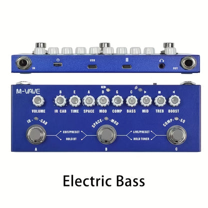 Guitar Multi-Effects Processor shown in the Suitable for bass option