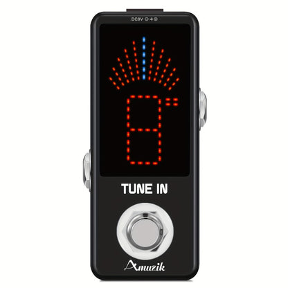 Guitar Tuner Pedal, Chromatic Guitar Tuner Pedal Fast And Accuate Tuner For High Precision + - 1 Cent With Pitch Indicator For Electric Guitar And Bass True Bypass, Note That The Power Supply Is Not Included. detail image - detail view 8