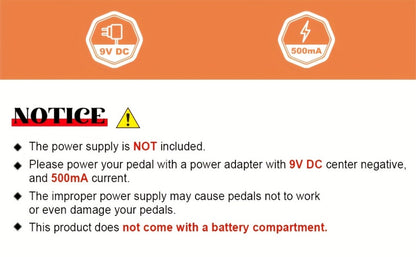 Guitar Tuner Pedal, Chromatic Guitar Tuner Pedal Fast And Accuate Tuner For High Precision + - 1 Cent With Pitch Indicator For Electric Guitar And Bass True Bypass, Note That The Power Supply Is Not Included. detail image - detail view 9