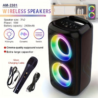 Black + 1 Wired Microphone