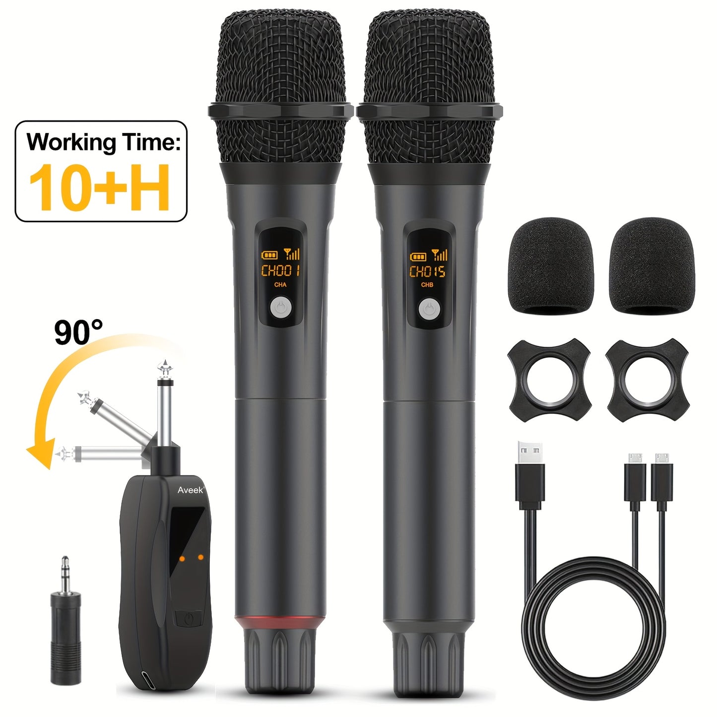 Recording Microphone shown in the Grey option