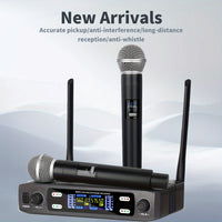 One to two wireless microphones