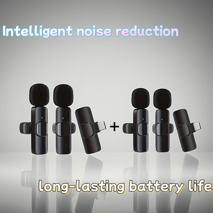 Recording Microphone shown in the Two-piece set (4 microphones + 2 Type-C receivers) option
