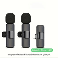 Wireless Lavalier Microphone Set