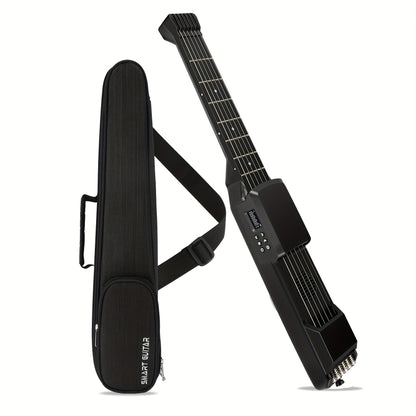 SG7 Smart Digital Guitar with LCD shown in the SG7 BLACK + BAG option