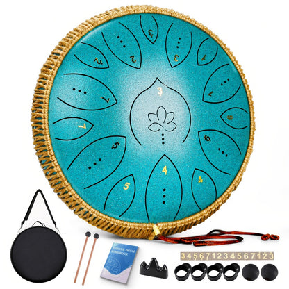 Steel Tongue Drum, 13-Inch 15-Note shown in the main product view