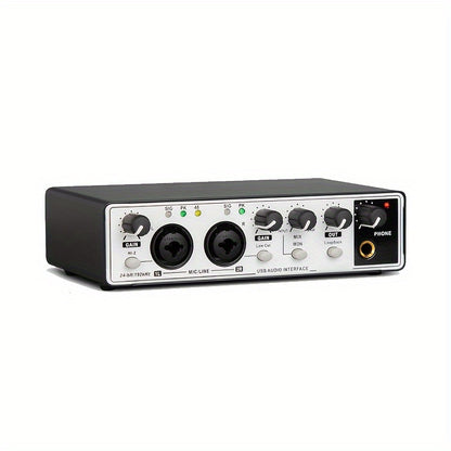 2-Channel USB Audio Interface shown in the White option
