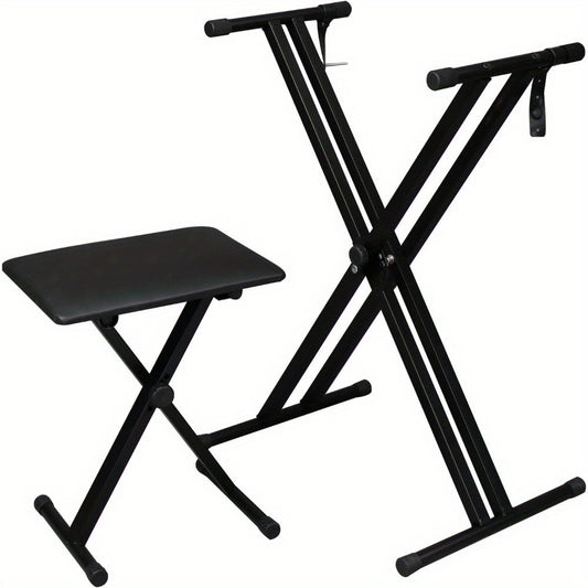 X-Style Keyboard Stand and Bench shown in the main product view