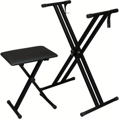 X-Style Keyboard Stand and Bench shown in the main product view