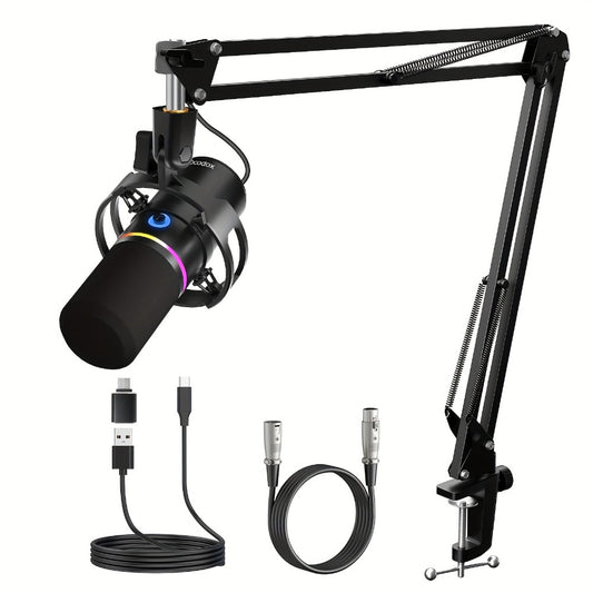XLR and USB Dynamic Microphone Kit shown in the main product view