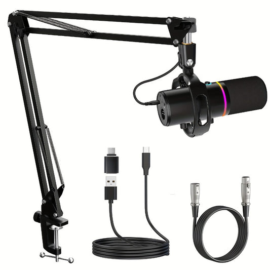 XLR and USB Dynamic Microphone Kit shown in the main product view