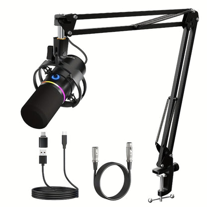 XLR and USB Dynamic Microphone Kit shown in the main product view